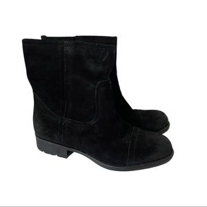 Franco Sarto Slip On Distressed Combat Boot Size 8